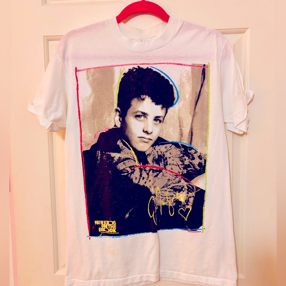 Vintage 1989 Joey McIntyre NKOTB T-Shirt